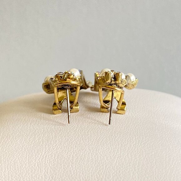 Heidi Daus Warm Embrace Art Deco Omega Earrings NIB - Picture 5 of 10